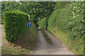 Lane to Strickstenning Hall