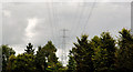 Pylon and power lines near Dromore (2)