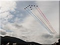 The Red Arrows over Newcastle