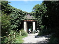 Wirral Way passing under Cottage Lane, Gayton