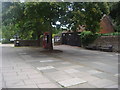 Pedestrian plaza in Godalming