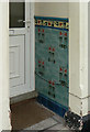 SP7761 : Tiled porch by Alan Murray-Rust