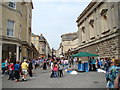 Looking north up Stall Street