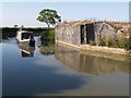 Remains of old Railway bridge on Oxford Canal, near Nethercote