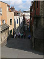ST5873 : Looking down Christmas Steps, Bristol by Eirian Evans