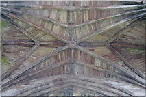 NT5434 : Vaulted roof, south transept of Melrose Abbey by Mike Pennington