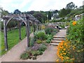 The herb garden at Leechwell Garden