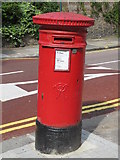 TQ2583 : Victorian postbox, Brondesbury Villas / Hazelmere Road, NW6 by Mike Quinn