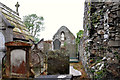 J5074 : Ruined church, Movilla Abbey, Newtownards (2) by Albert Bridge