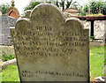 Headstone, Movilla Abbey,  Newtownards (1)