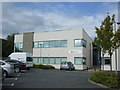SH9377 : British Red Cross building North Wales Business Park by Richard Hoare