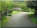 Kirroughtree House driveway meets the A712