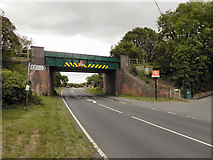 SP1760 : Railway Bridge, Bearley Cross by David Dixon