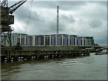 TQ2877 : Chelsea Bridge Wharf by Robin Webster