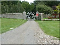 SU9009 : Entrance to Sculpture Park at Goodwood by Dave Spicer