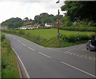 SH9476 : Twll-llwynog junction by J Scott
