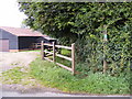 Footpath to Swan Lane & Brandeston Road