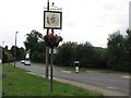 Henfield village Millennium sign