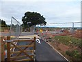 Construction of a road on Exeter Science Park