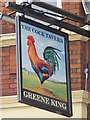 Sign for The Cock Tavern, Kilburn High Road, NW6