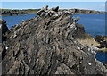 SH2279 : Rock formations at Graig Lwyd by Mat Fascione