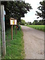 Footpath running alongside Forward Green