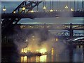 NZ2563 : 'Showboat', Newcastle Gateshead Bridges Festival by Andrew Curtis