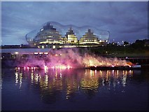 NZ2563 : 'Showboat', Newcastle Gateshead Bridges Festival by Andrew Curtis