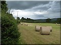 Swiss rolls under a stormy sky