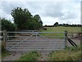 SO3792 : Gates into a field by Christine Johnstone