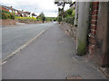 Barton Road, Farndon, and a bench mark