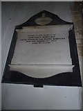 SU3642 : St Peter, Goodworth Clatford: memorial (III) by Basher Eyre