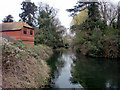 Lake, Ewell West, from Chessington Road, Epsom  (B2200)