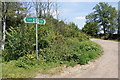 Footpath signs by Green Lane Stables