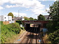 Avery Hill Road bridge over the railway