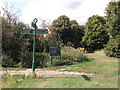 TQ4374 : Green Chain Walk crossroads on Avery Hill Park by David Anstiss