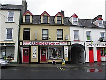 G9278 : J Henderson & Son, Donegal Town by Kenneth  Allen