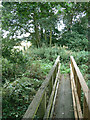 Footbridge over the Dover Beck