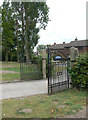 SK6149 : William Lee Memorial Park gates by Alan Murray-Rust