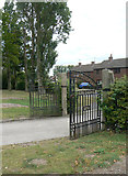 SK6149 : William Lee Memorial Park gates by Alan Murray-Rust