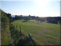 Footpath alongside Aberystwyth Golf Club