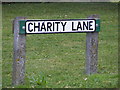 Charity Lane sign