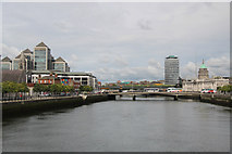 O1634 : River Liffey, Dublin, Ireland by Christine Matthews