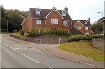 ST1586 : Corner of Mountain Road and Ffordd Deg, Caerphilly by Jaggery