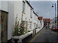 Hollyhocks in Gun Street