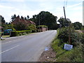 Ipswich Road & footpath to Woodbridge Road