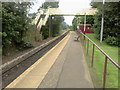 Mosspark railway station, looking WNW