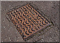 J3271 : Stanton "Rapide" manhole cover, Belfast by Albert Bridge