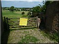 Notice on path gate in Poynings