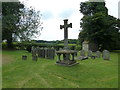 St Andrew, South Warnborough: cross in the churchyard